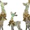 51Inch LED Acrylic Reindeer Family Sculpture Christmas Yard Decoration